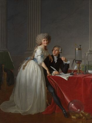 Antoine Laurent Lavoisier (1743–1794) and Marie Anne Lavoisier (Marie Anne Pierrette Paulze, 1758–1836)