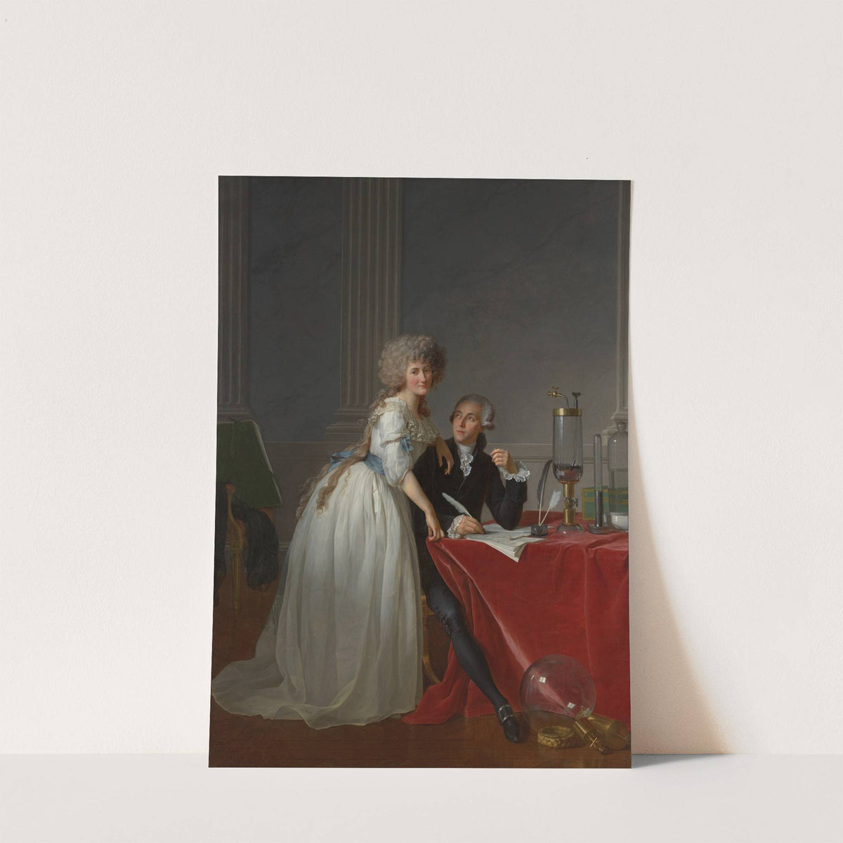 Antoine Laurent Lavoisier (1743–1794) and Marie Anne Lavoisier (Marie Anne Pierrette Paulze, 1758–1836) by Jacques Louis David