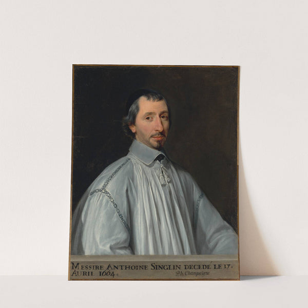 Antoine Singlin (about 1646) by Philippe de Champaigne