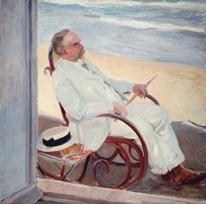 Antonio García at the Beach