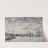 Anvers, bateaux sur l’escaut (1871) by Eugène Boudin