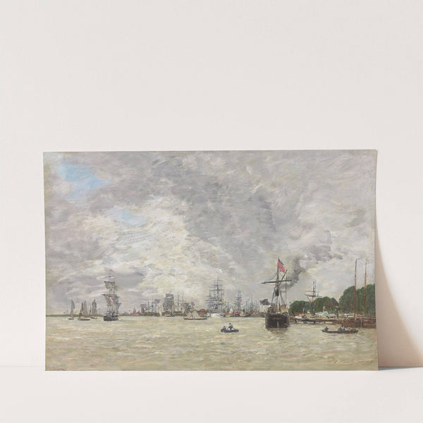 Anvers Bateux sur l’Escaut (1871) by Eugène Boudin
