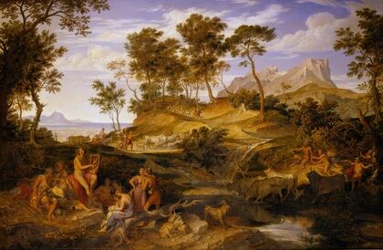 Apollo Among The Thessalian Shepherds (1834-1835)