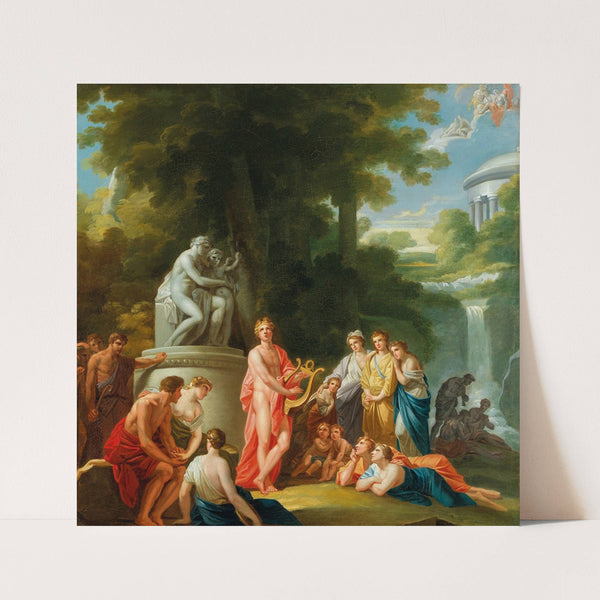 Apollo amongst the Shepherds, a ‘study’ for the former Burgtheater, Vienna by Heinrich Friedrich Füger