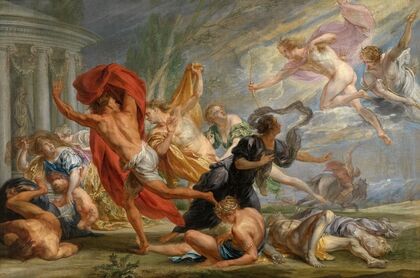 Apollo and Diana Kill Niobe’s Children