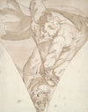 Apollo Killing the Python, study for a spandrel in the Palazzo Antonio Doria (Palazzo della Prefettura), Genoa