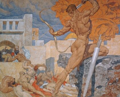 Apollo, sending out the plague arrows