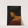 Apollo Wearing A Laurel Wreath by Giovanni Francesco Romanelli