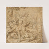 Apollon poursuivant Daphné by Abraham Bloemaert