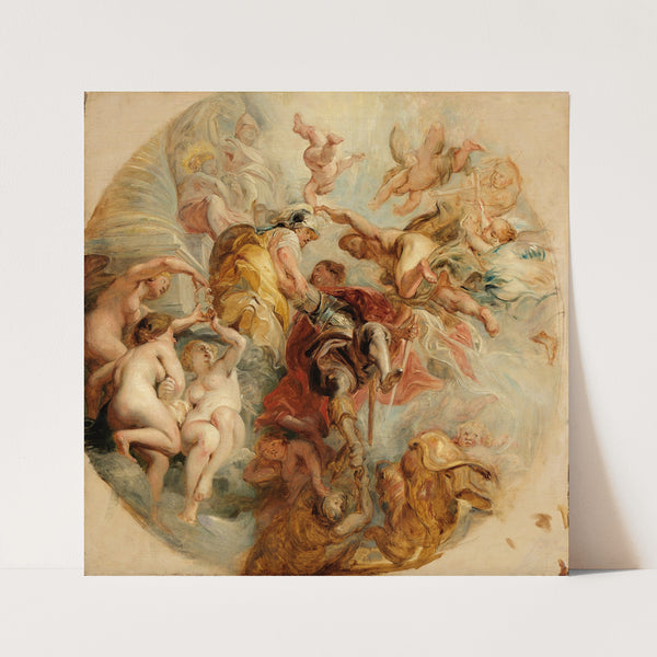 Apotheosis of the Duke of Buckingham (ca 1833) by Eugène Delacroix
