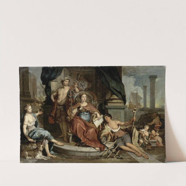 Apotheosis of the Dutch East India Company (Allegory of the Amsterdam Chamber of Commerce of the VOC) by Nicolaas Verkolje