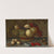 Apples and grapes in a basket, with fruit and shells on a stone ledge by Balthasar van der Ast