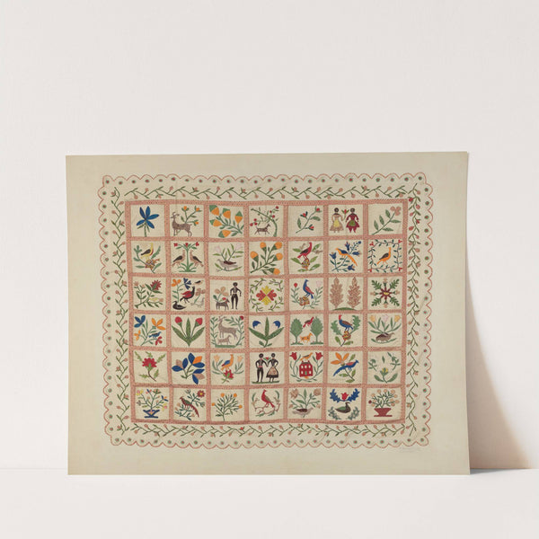 Applique Bedspread by Arlene Perkins