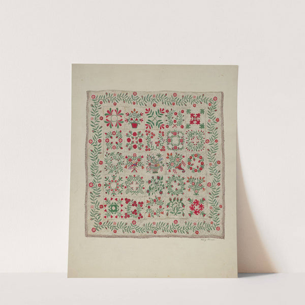 Applique Quilt by Mary Berner