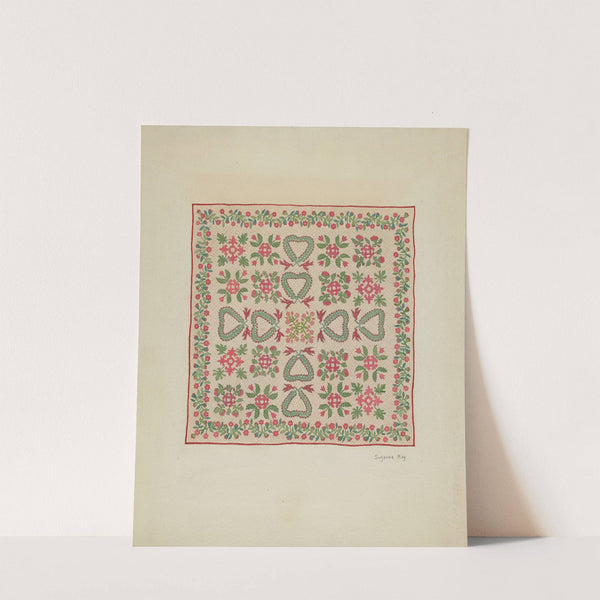 Applique Quilt by Suzanne Roy