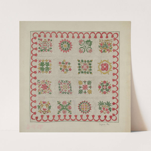 Applique Quilt by Suzanne Roy