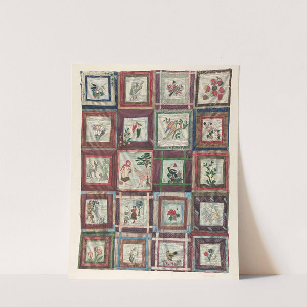 Appliqued Quilt by Dorothea Bates