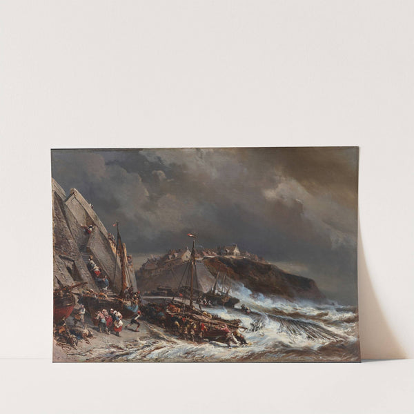 Approaching Storm  (circa 1864) by Eugène Isabey