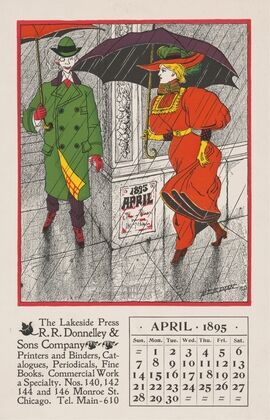 April 1895. Printers, and binders, catalogues, periodicals, fine books