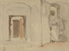 Arab in front of his house (1808 - 1863)