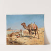 Arab in the desert by Tadeusz Ajdukiewicz