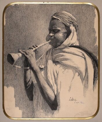 Arab playing the trumpet (1894)
