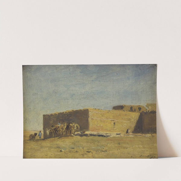 Arab Village by Narcisse Berchère