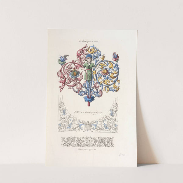 Arabesques de 1566. MS. de la bibliothèque royale. by Nicolas Xavier Willemin