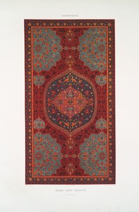 Arabesques; grand tapis velouté (XVIIIe. siècle) — size preview