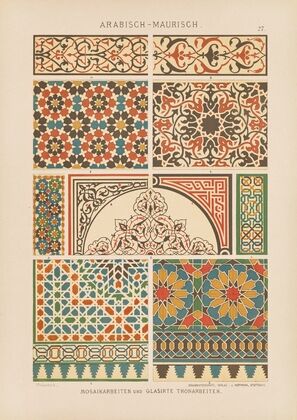 Arabisch-Maurisch – Mosaikarbeiten und Glasirte Thonarbeiten (1887)