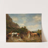 Arabs watering their horses (1872) by Eugène Fromentin