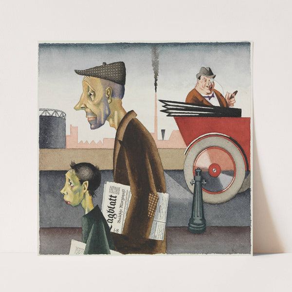 Arbeit schändet (1921) by Georg Scholz