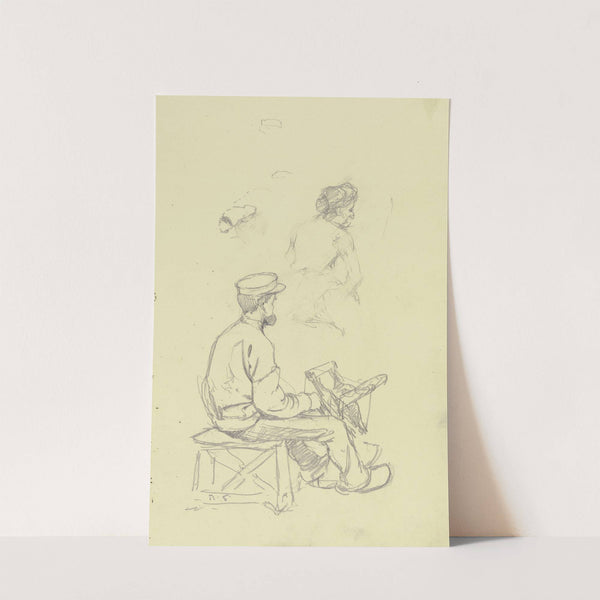 Arbeiter aus der &#039;Großen Spinnerei von Edam&#039; by Rudolf Gudden