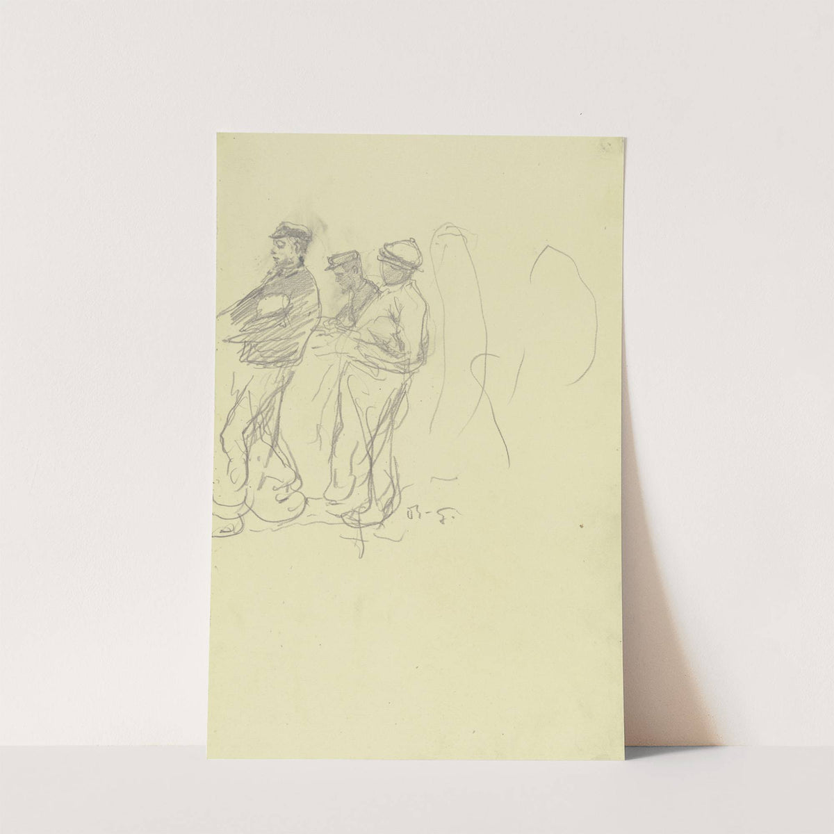 Arbeiter aus der 'Großen Spinnerei von Edam' by Rudolf Gudden