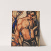 Arbeiter mit nacktem Oberkörper (1920-30) by Christian Rohlfs