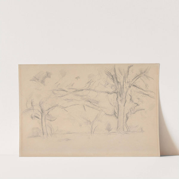 Arbres (1892-95) by Paul Cézanne
