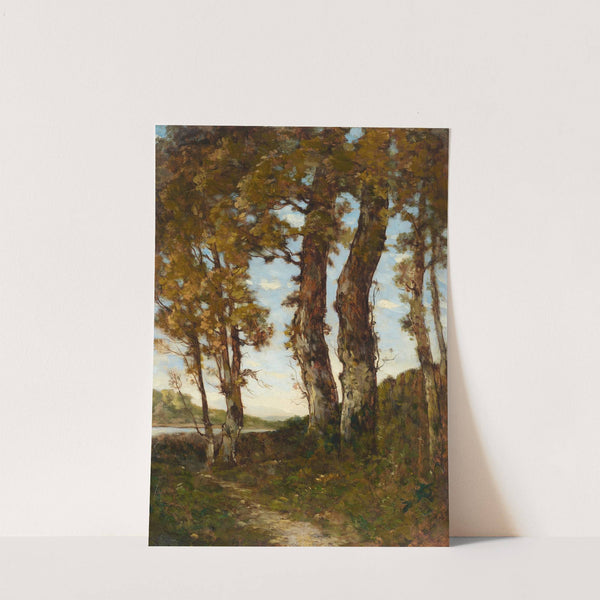 Arbres au bord de la Loire (1907) by Henri-Joseph Harpignies
