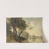 Arbres au bord d&#039;un fleuve by Paul Désiré Trouillebert
