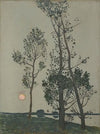 Arbres au clair de lune