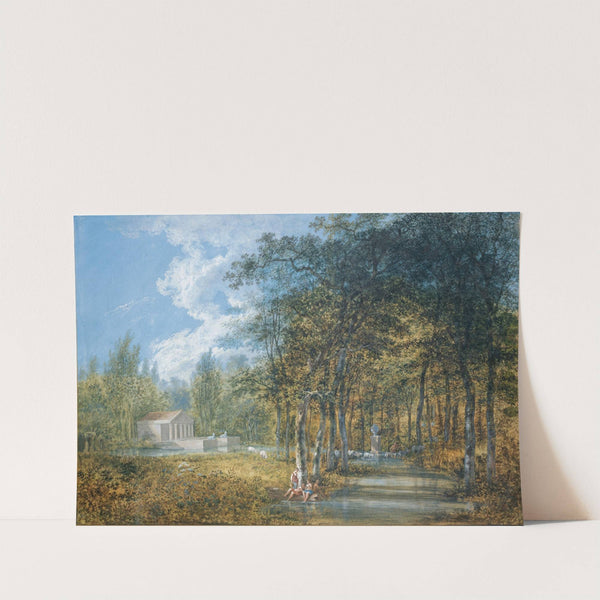 Arcadian Landscape by Salomon Gessner