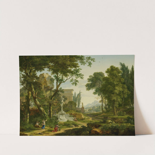 Arcadian landscape by Jan van Huysum