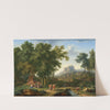 Arcadian Landscape with a Bust of Flora by Jan van Huysum