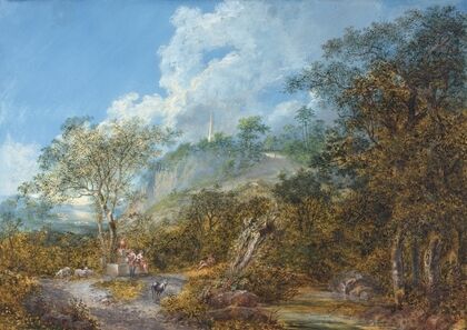 Arcadian Landscape with an Obelisk