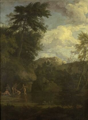 Arcadian Landscape with Diana Bathing