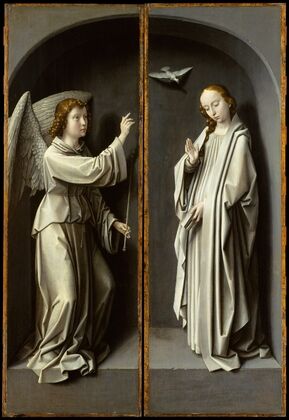 Archangel Gabriel; The Virgin Annunciate — size preview