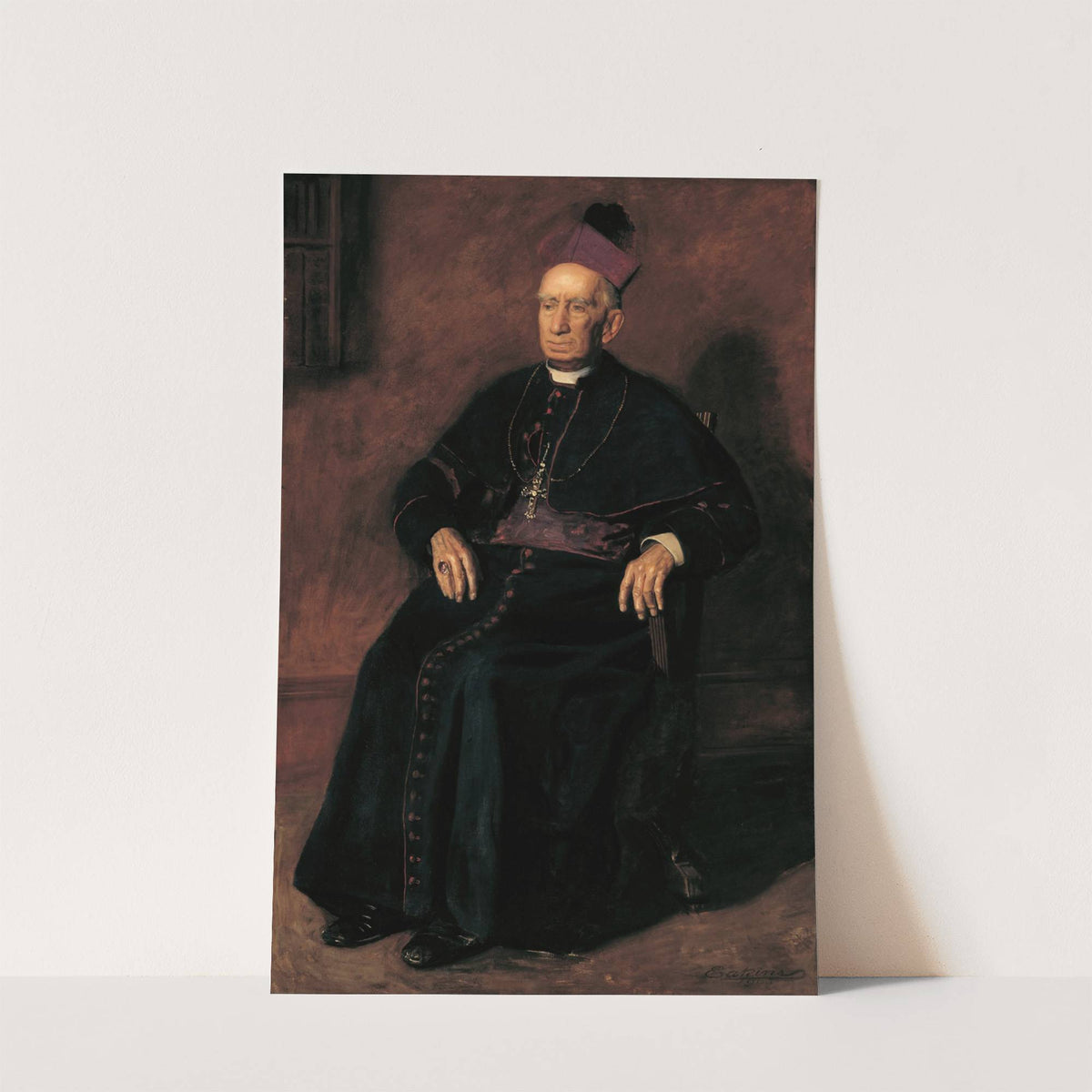 Archbishop William Henry Elder by Thomas Eakins