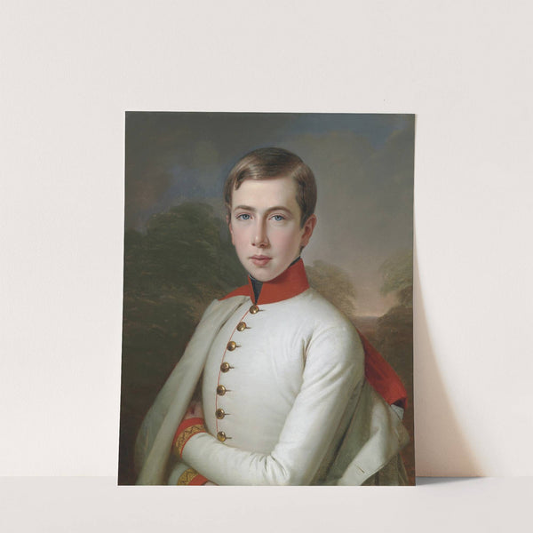 Archduke Karl Ludwig of Austria (1833-1896) at the age of 15 (1848) by Anton Einsle