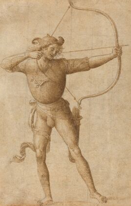 Archer Drawing a Bow