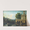 Architectural Caprice with a Palace (1765-1766) by Bernardo Bellotto