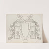 Architectural element decorated with birds and abstract designs by Antonio del Río